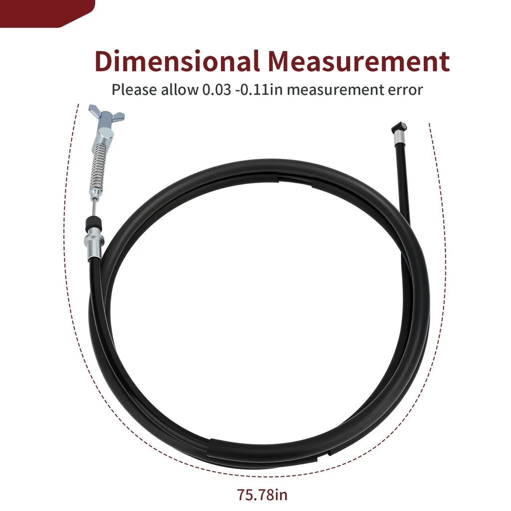 Rear Parking Brake Cable for Yamaha Grizzly 350 IRS / Grizzly 450 (2007–2011)