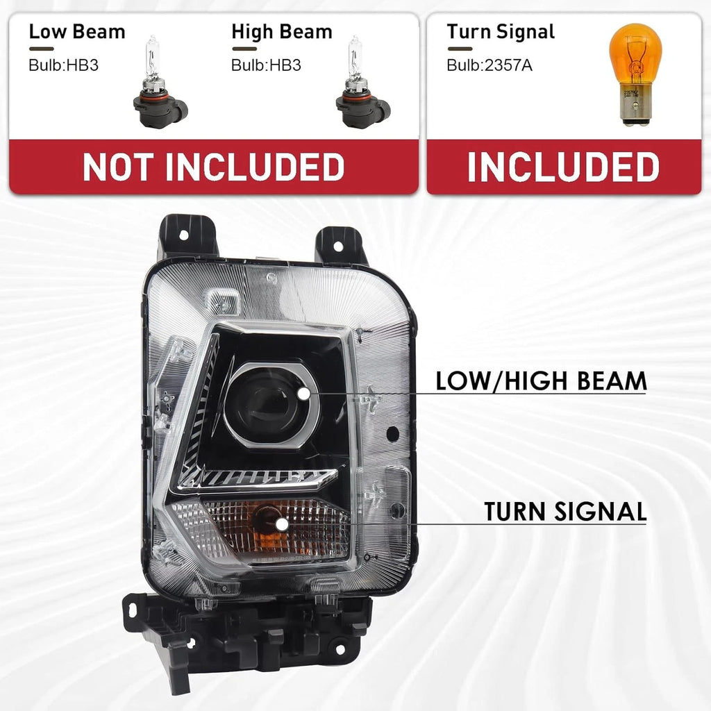Left Driver Side LED Headlight for Hyundai Santa Cruz (2022–2024) 92101-K5110