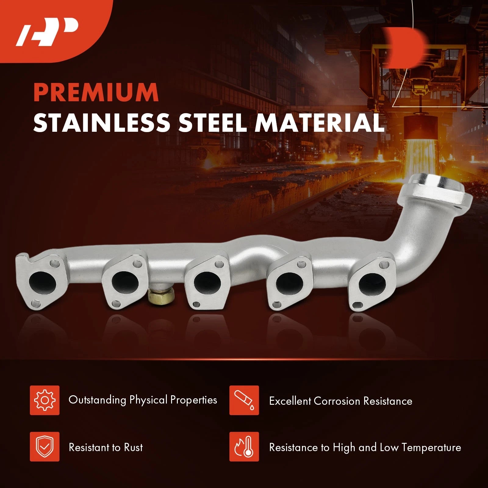 Exhaust Manifold for Ford F-250 Super Duty, E-350 Econoline (1999)