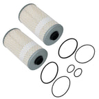 2X Fuel Filter for International 9900I Peterbilt 367 (2000–2017) FF5369W FF5369