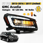 Halogen Headlight with LED DRL for GMC Acadia (2013–2016) Right
