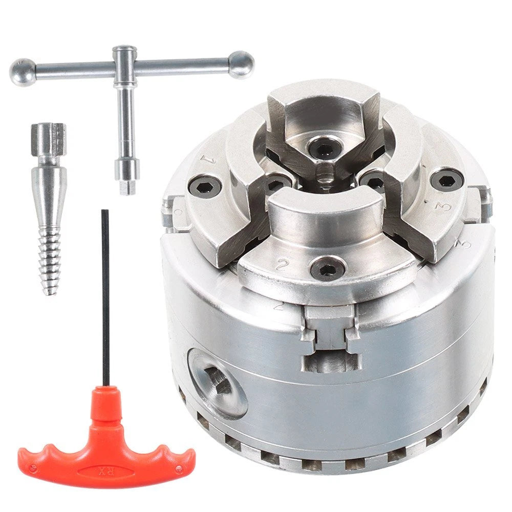 4-Jaw 2.75" Self-Centering Lathe Chuck for Various Models