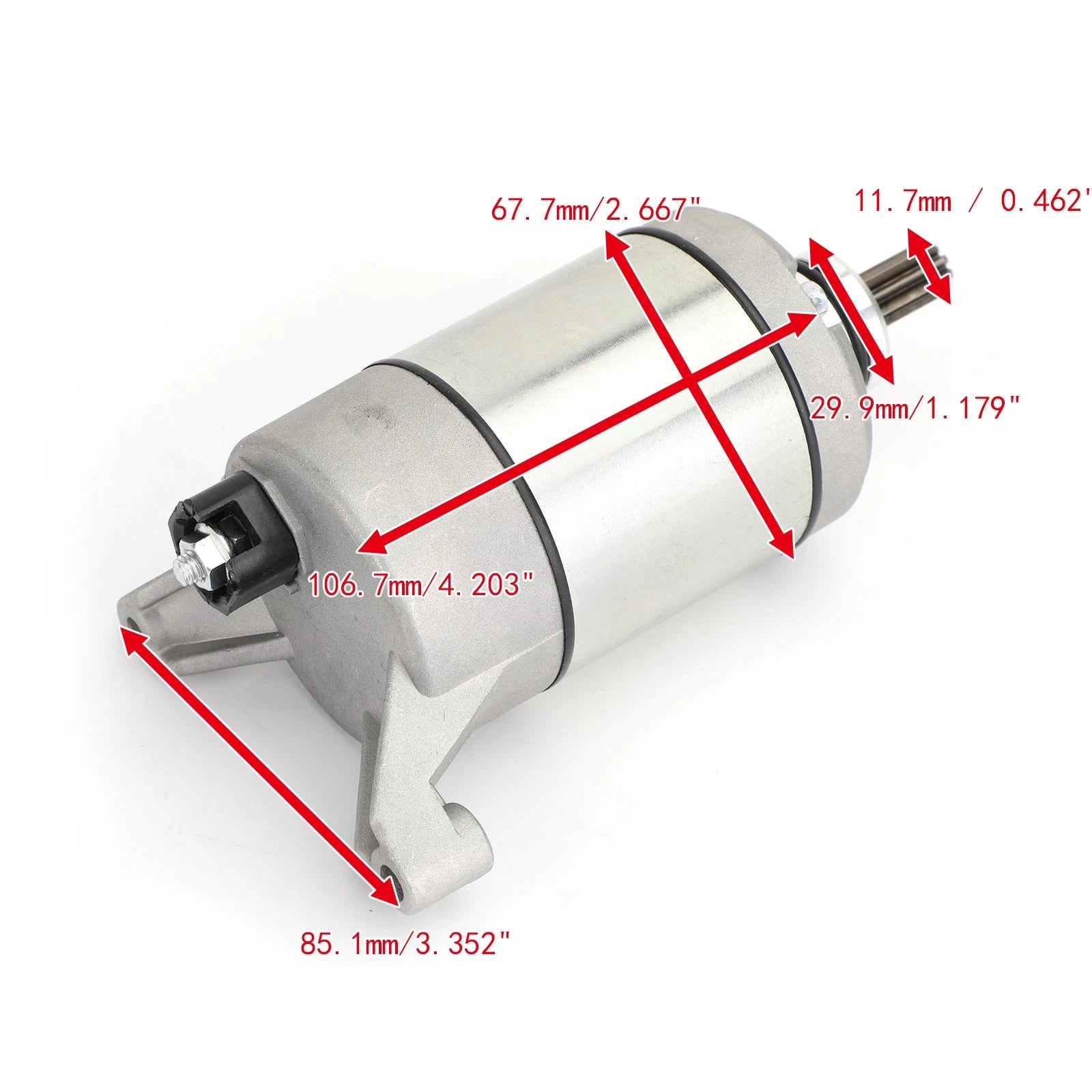 Starter 9-Spline for Yamaha XVS1300 XVS950 V-Star Stryker (2010–2017) 5S7-81890-00