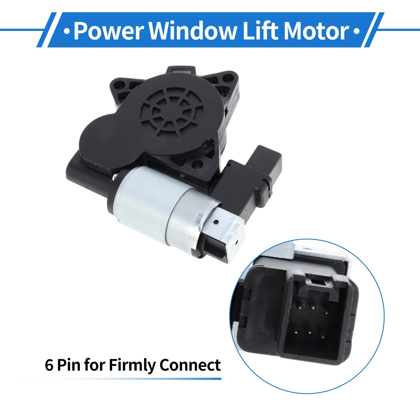 Power Window Regulator Lift Motor for Mazda 3 L4 2.0L/2.3L (2004–2009)