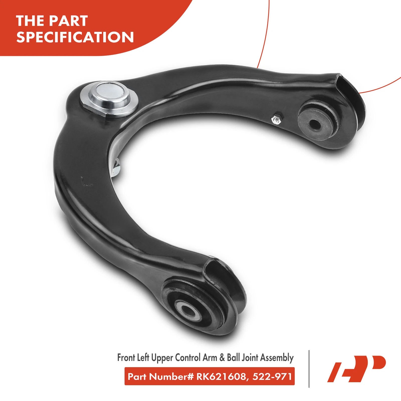 Front Left Upper Control Arm Ball Joint for Jeep Grand Cherokee (2011-2015)