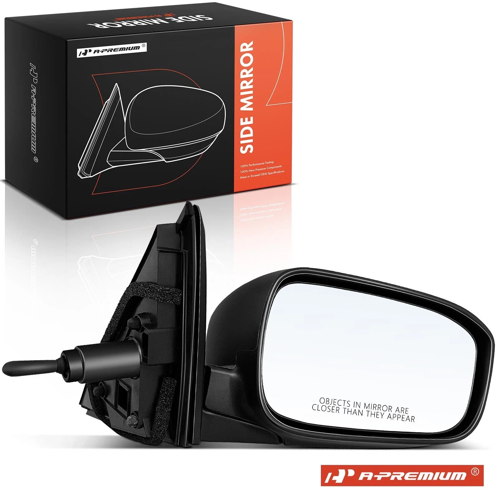 Manual Passenger Mirror for Honda Accord (2003–2007) Sedan