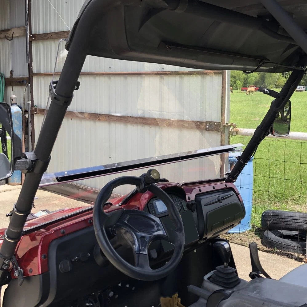 0.177" UTV Front Folding Windshields for Yamaha Rhino 450/660/700 (2004–2013)