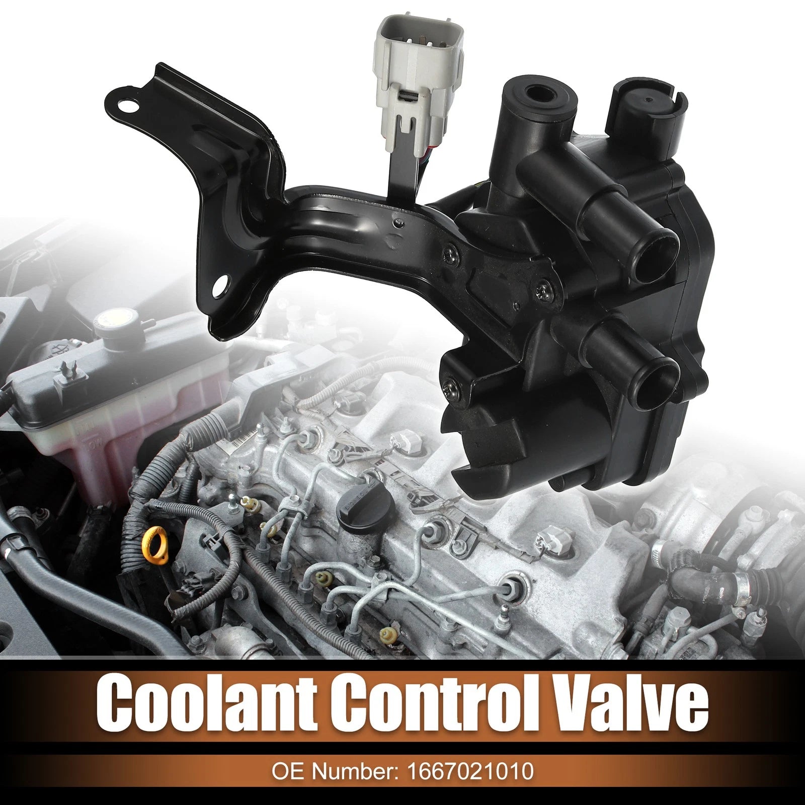 Coolant Flow Control Valve 16670-21010 for Toyota Prius (2004–2009)