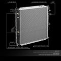 Aluminum Radiator DPI2174 for Ford Explorer Sport Trac Mountaineer (1997–2005)