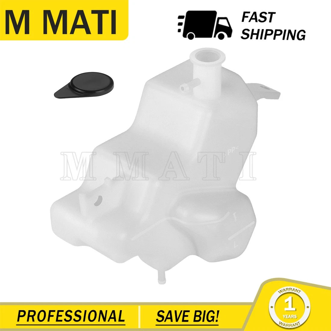 Coolant Reservoir for Kawasaki Ninja ZX6R ZX6RR ZX636C ZX600M ZX600K (2003–2004)
