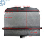 Cargo Cover for Subaru Forester (2009–2013) Tonneau Security Shield Black