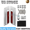 Saddle Bag Latch Lids Hardware Hinge Lock Kit for Harley Touring (1994–2013)