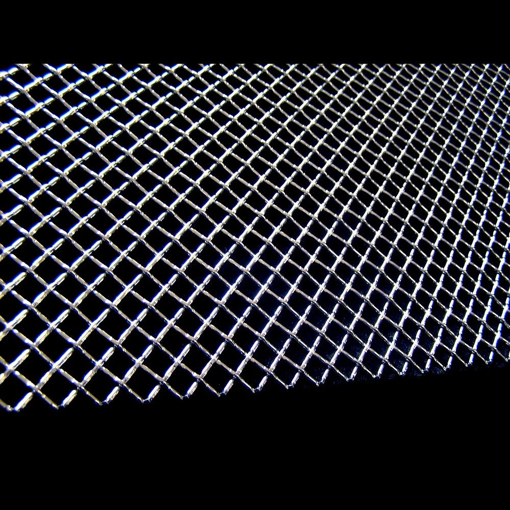 Stainless Steel Chrome Mesh Grille Insert for Universal Fit (12"x48")
