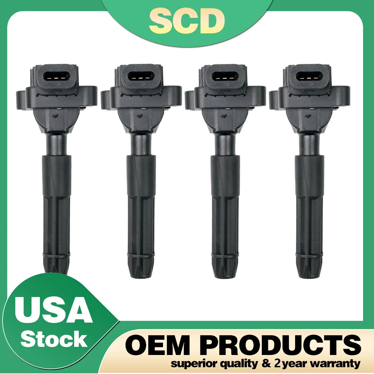 4X Ignition Coils for Mercedes-Benz SLK230 C230 (2001–2004) UF536