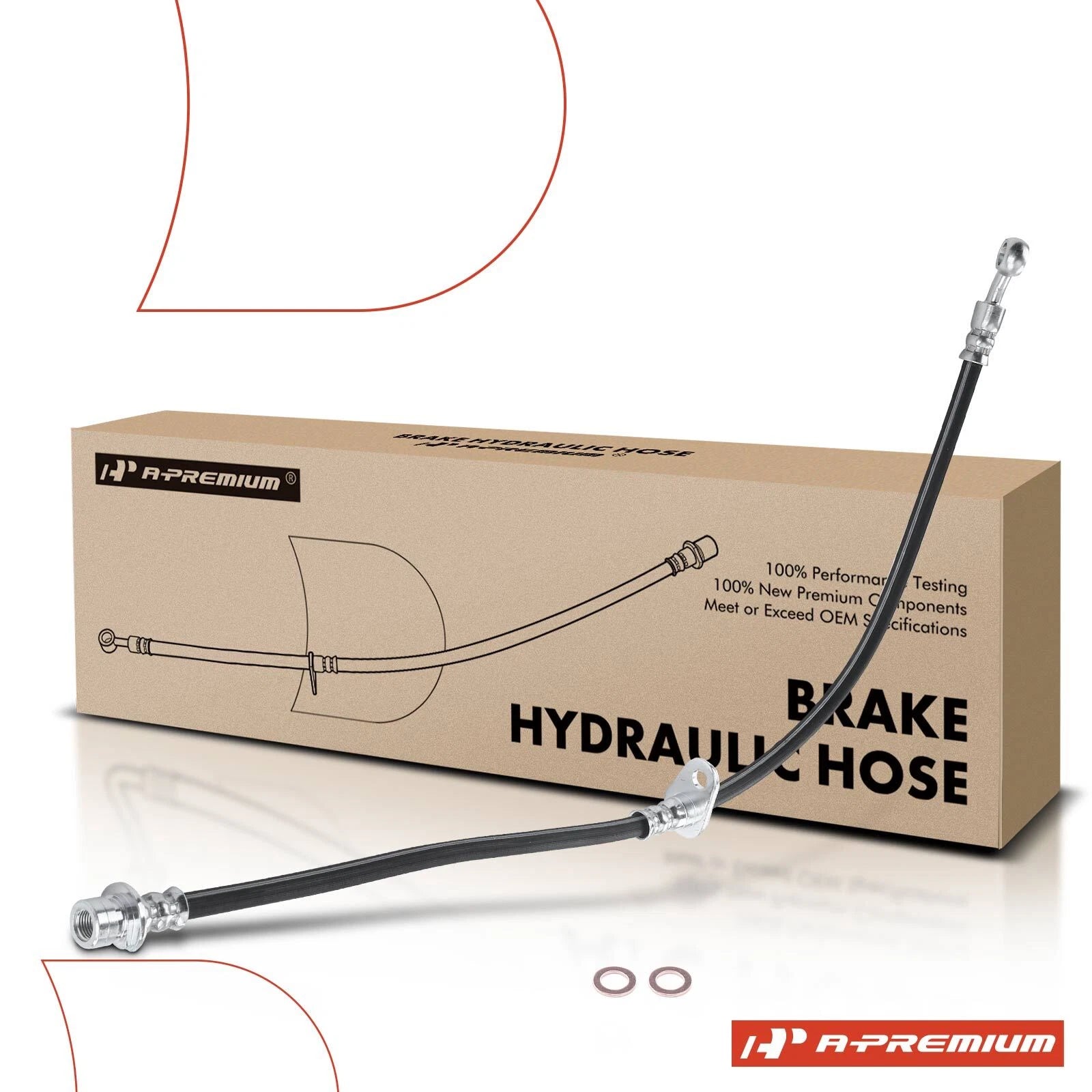 Front Right Brake Hydraulic Hose for Honda Accord (2018–2021)