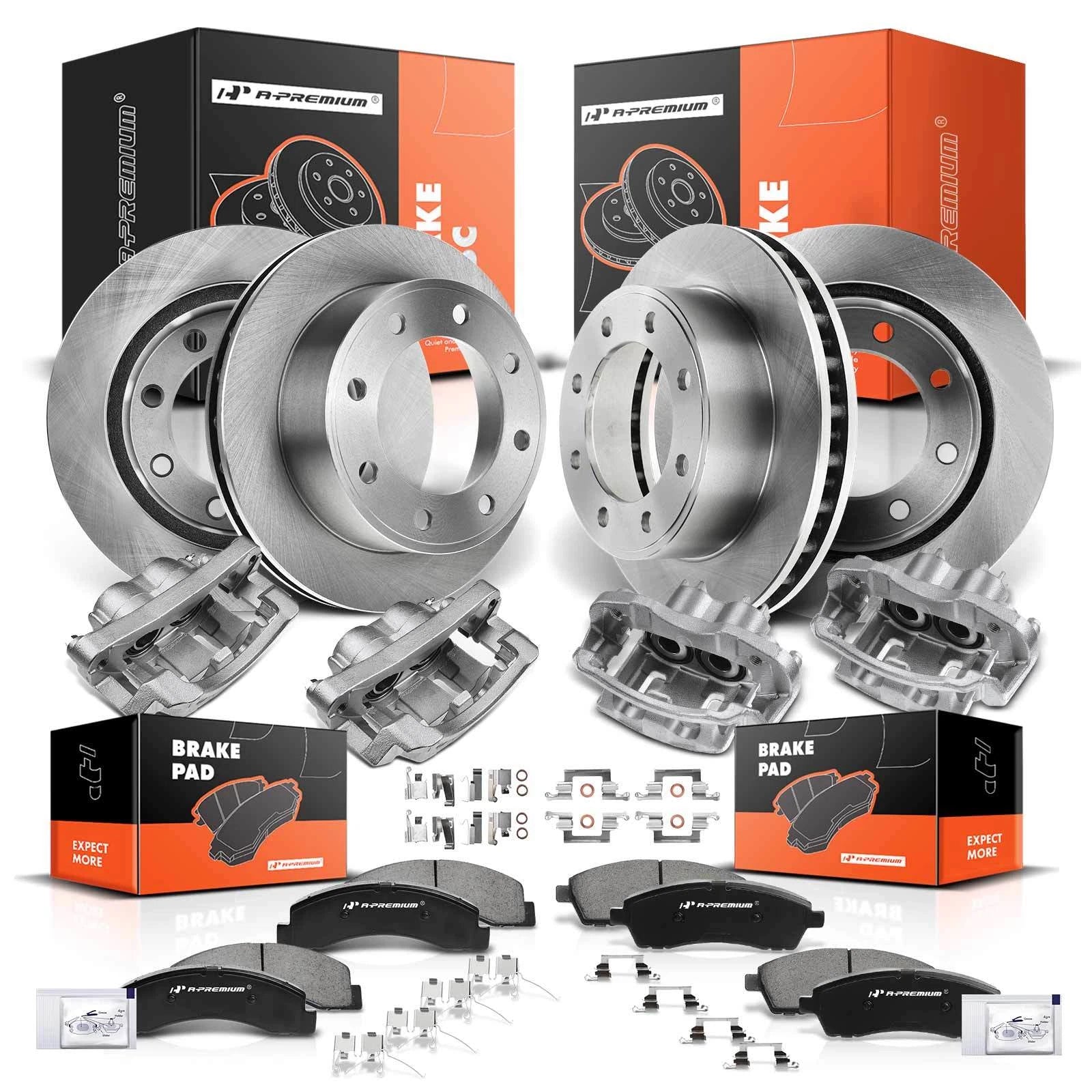 Disc Rotors & Brake Pads & Calipers for Ford F-250 Super Duty