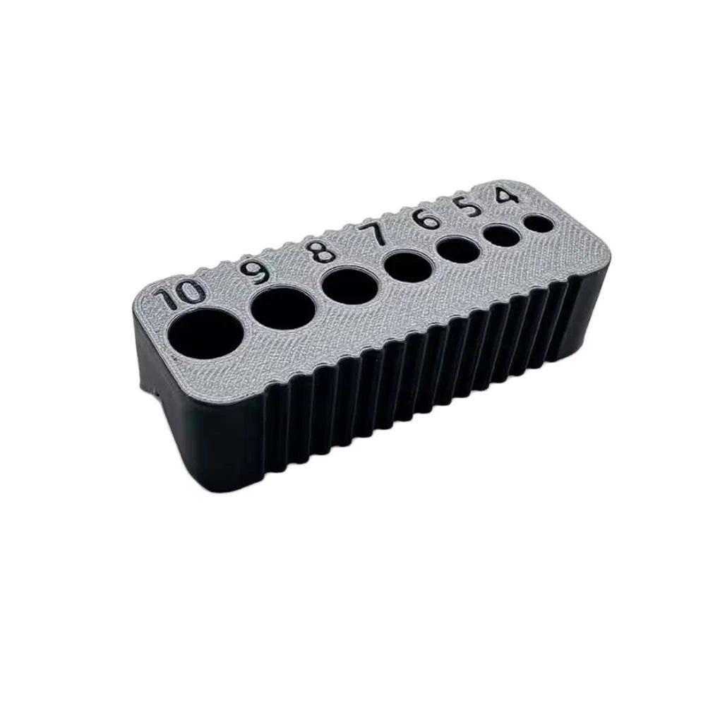 Drill Guide Block for Clean Boreholes (7 Holes)