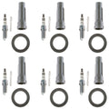 Set of 6 NGK Iridium IX Spark Plugs & Denso Coil Boots for Avalon Camry RX450h