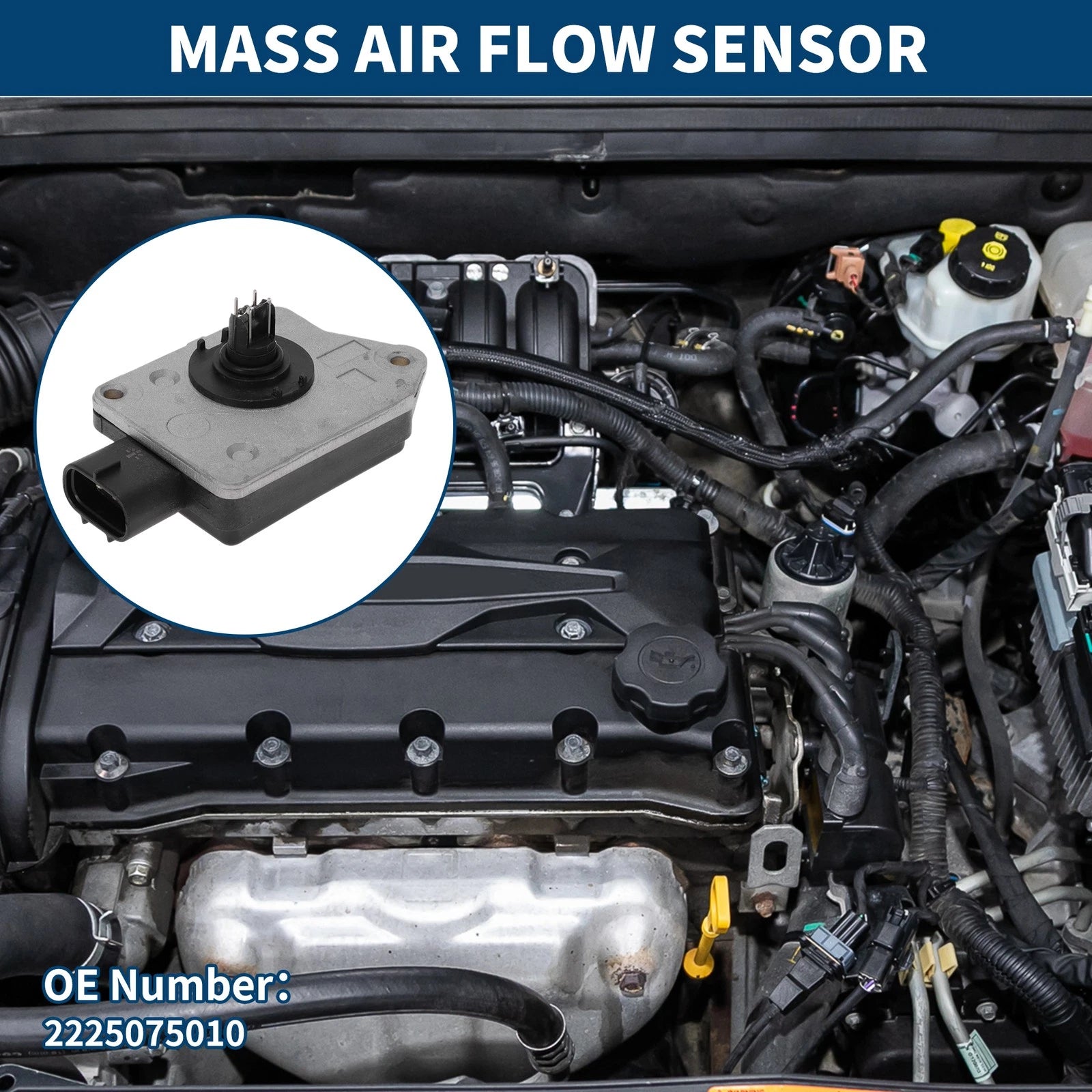 Mass Air Flow Sensor Meter No. 22250-75010 for Toyota 4Runner (2003–2009)