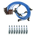 NGK 7mm Wire Set 8 Platinum Spark Plugs for Brougham Commercial Chassis