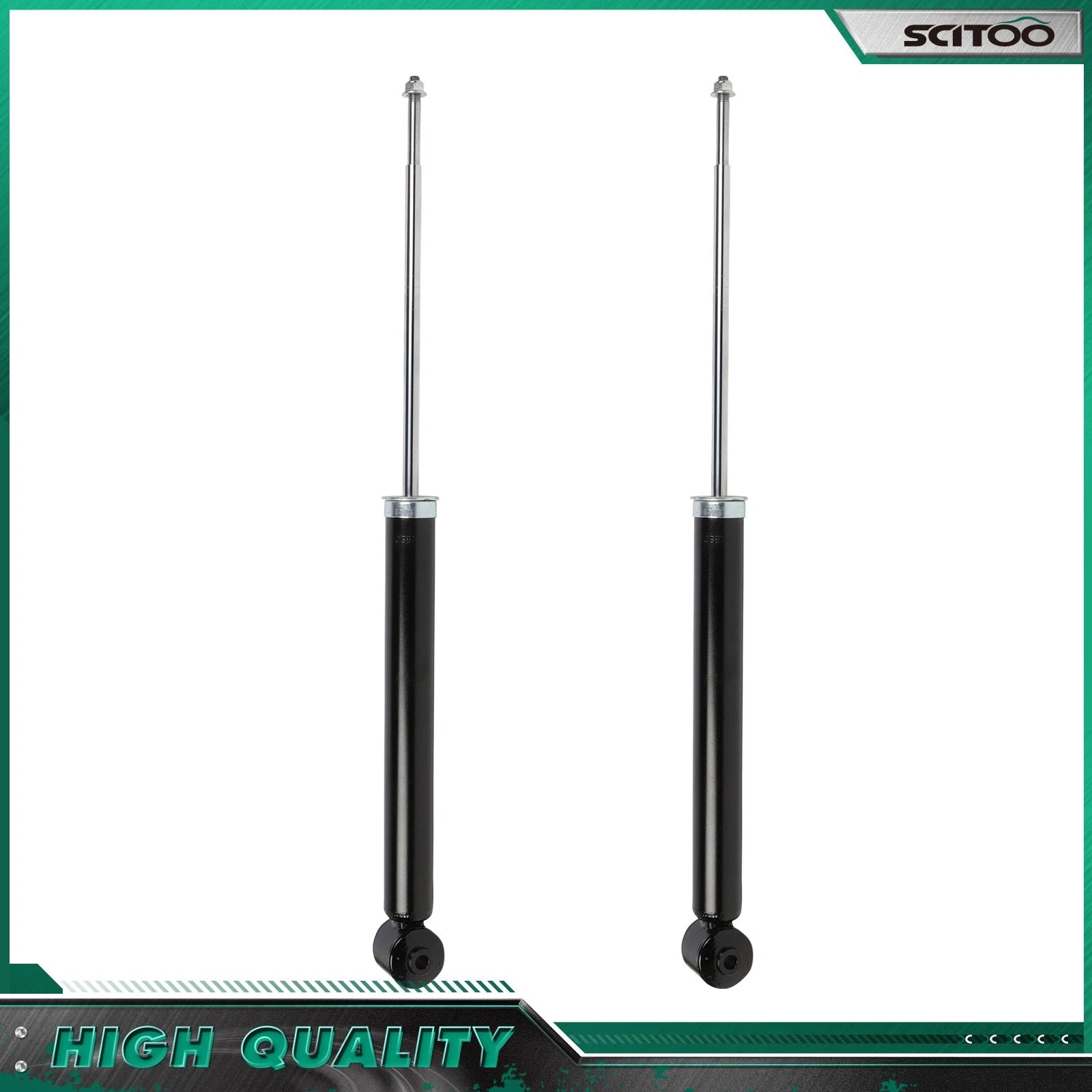 Set of 2 Rear Shocks Struts for Chevrolet Aveo Pontiac G3 Wave (2004–2011)