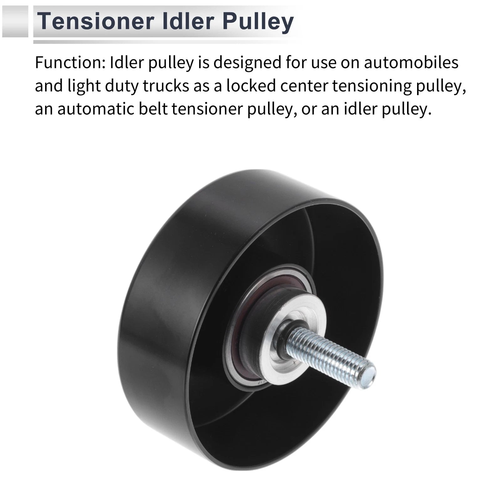 Drive Belt Idler Pulley for Chevrolet Silverado (1998–2013) No. 12669569/12555609