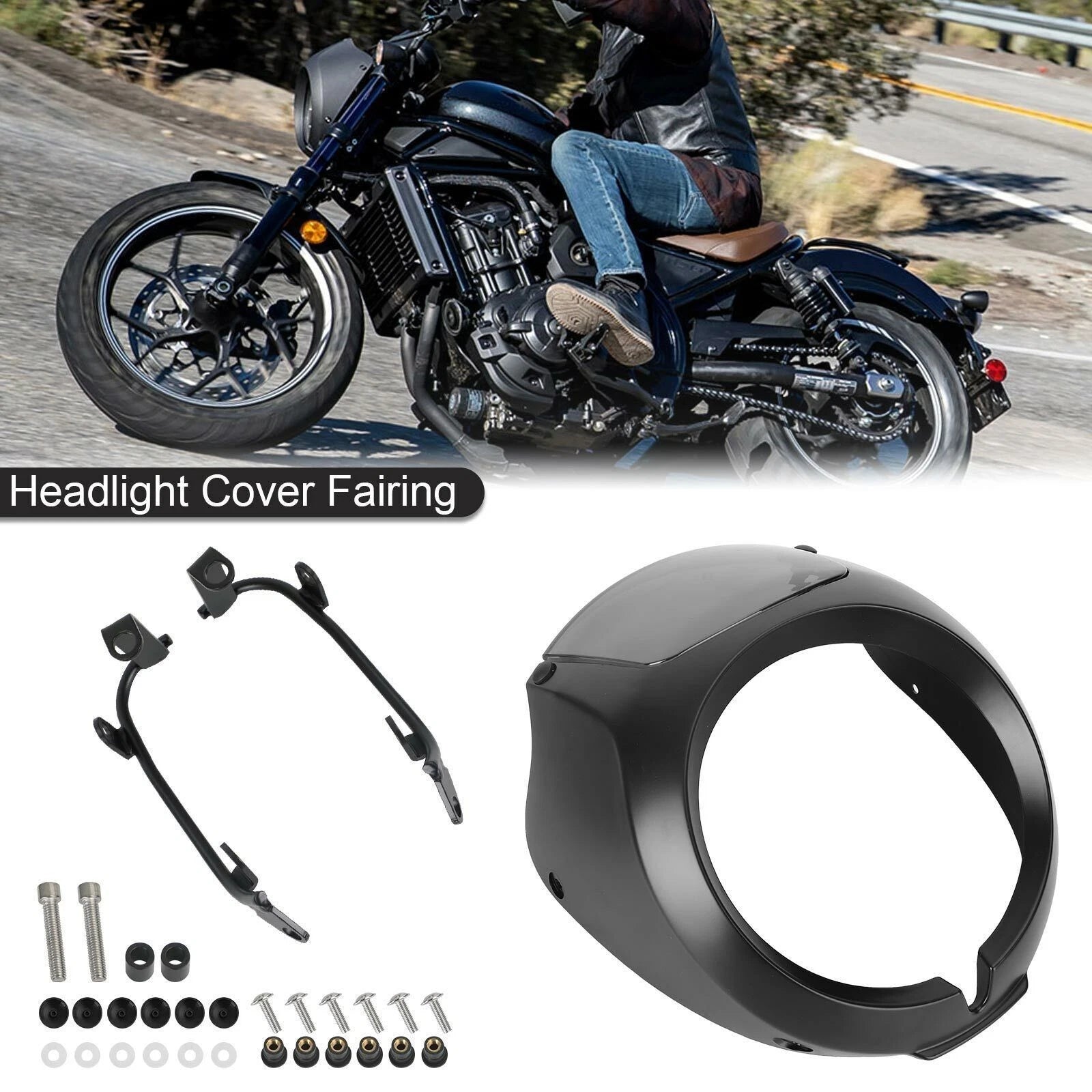 Headlight Fairing Windshield Cover for Honda Rebel CMX 1100 (2021)
