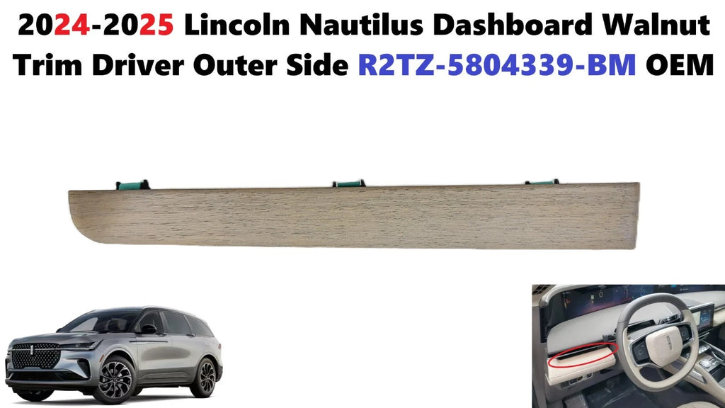 Dashboard Walnut Trim for Lincoln Nautilus (2024–2025) R2TZ5804339BM