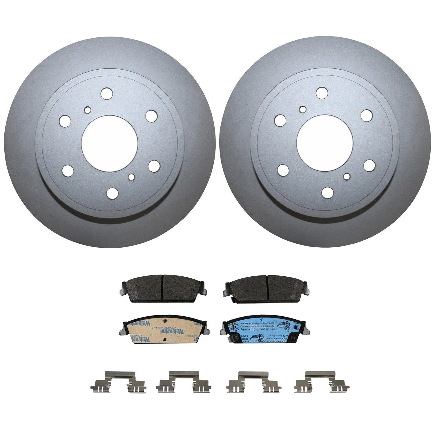 Rear Brake Kit 345mm Rotors & TRW Pro Metallic Pads for Cadillac Chevrolet GMC