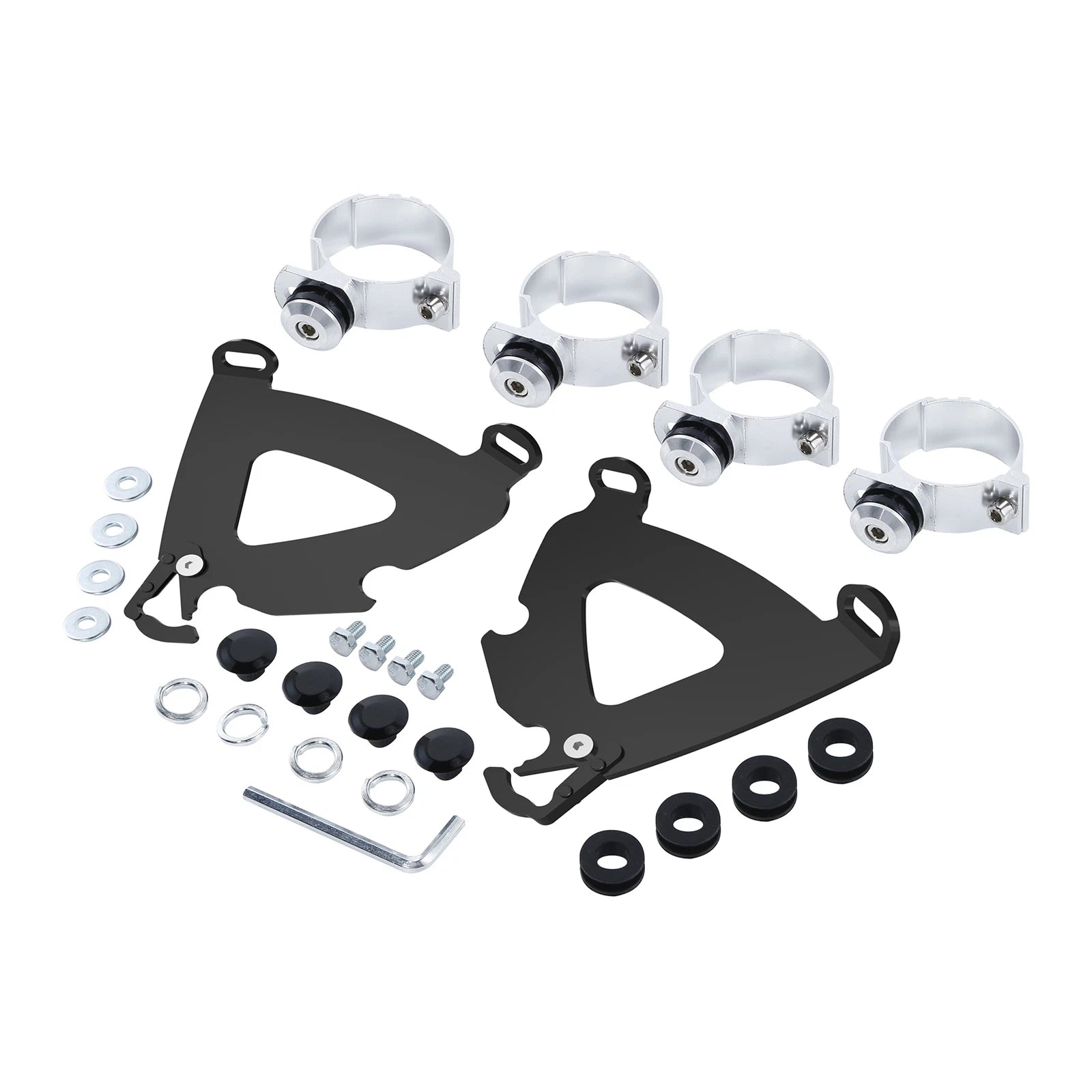 49mm Gauntlet Fairing Trigger Lock Mount for Harley Dyna Super Glide (2007–2014)