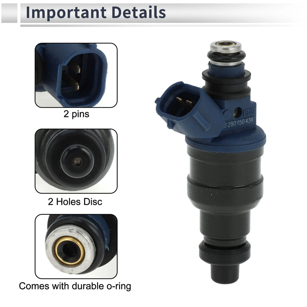 Fuel Injector No. 23209-02030 for Toyota Paseo (1996–1998) 1 Pc Navy Blue