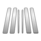 6Pc Chrome Pillar Post Covers for 2010-2017 Lexus Hs - Upgrade Your Auto P3984