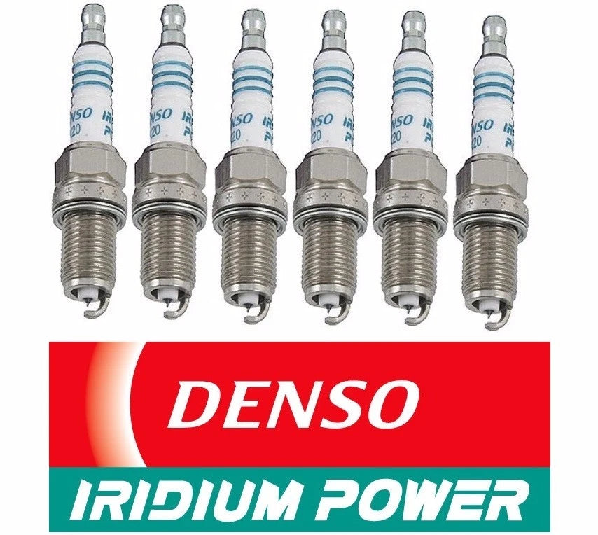 Set of 6 Denso IK20 Iridium Power Spark Plugs for Toyota Lexus Honda Acura