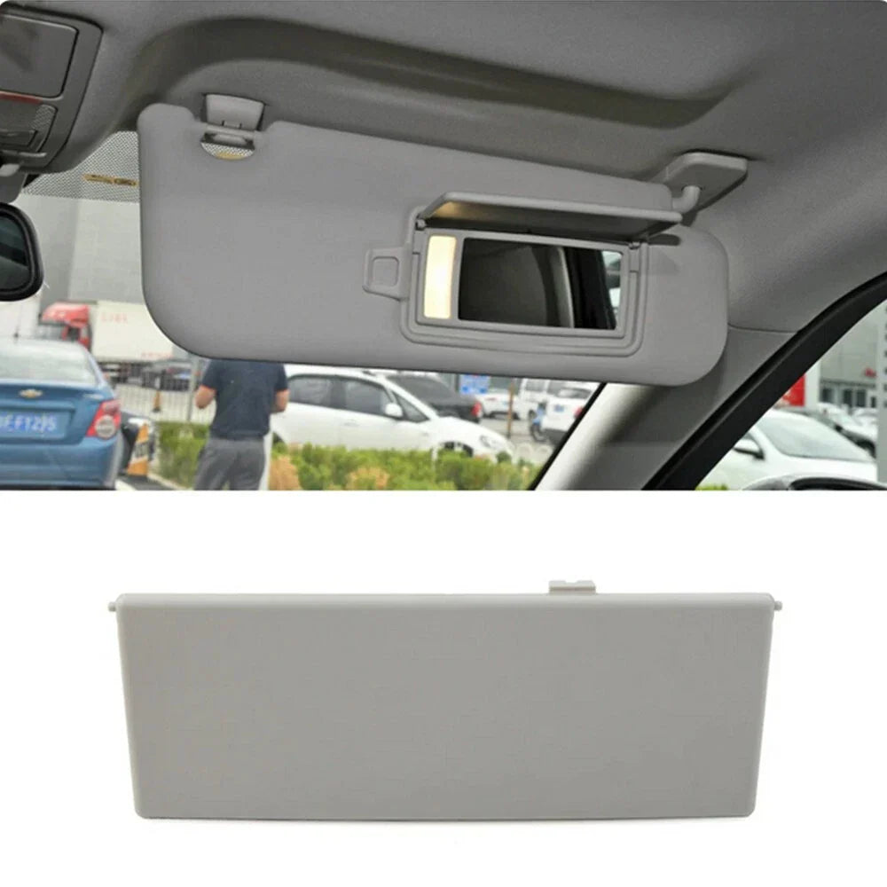 Gray Sunvisor Mirror Cover for Land Rover Range Rover Discovery 4 (2010-2016)