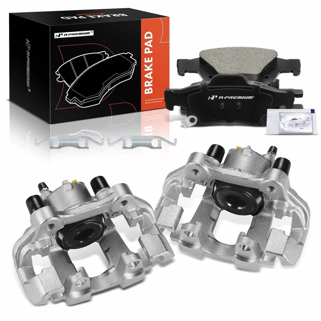 Set of 6 Rear Brake Calipers & Pads for Dodge Durango (2011–2020)