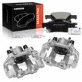 Set of 6 Rear Brake Calipers & Pads for Dodge Durango (2011–2020)