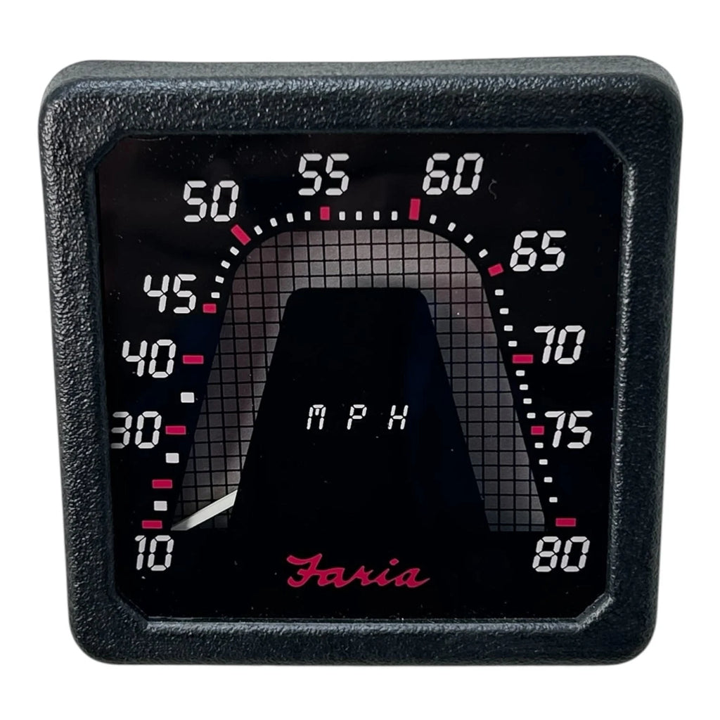 Faria Vintage Square Speedometer Gauge 10-80 MPH for Marine (OEM)