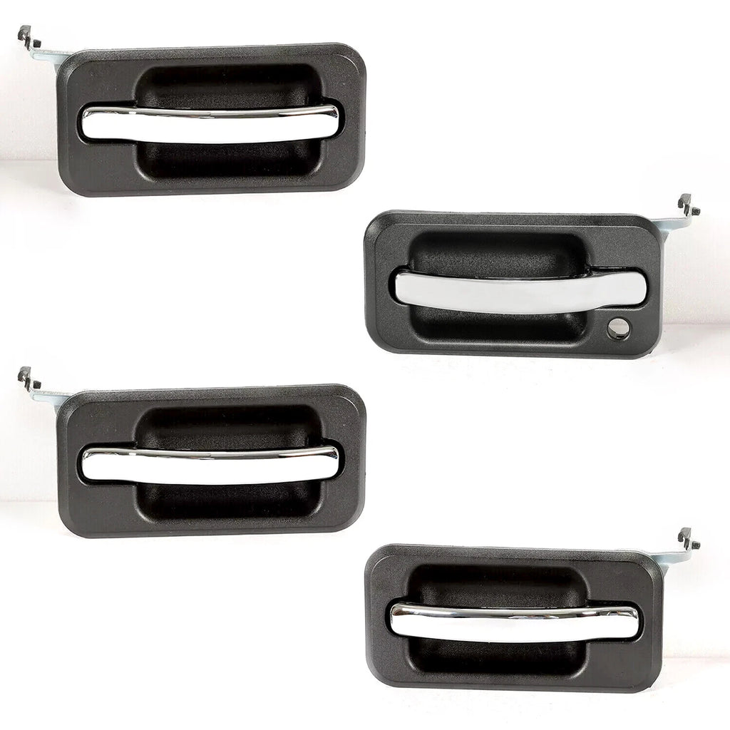 4Pcs Door Grab Handle Frame Cover Trim for Hummer H2 (2003–2009)