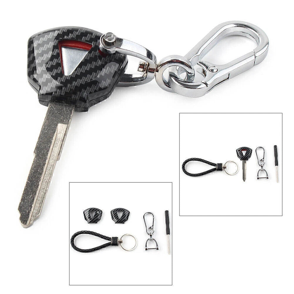 Uncut Blade Blank Key for Kawasaki ZX6R 9R 10R 12R Ninja ER6N (2000–2023)