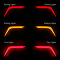 Rear Saddlebags Turn Brake Light Accents for Honda Goldwing GL1800 (2018–2025)