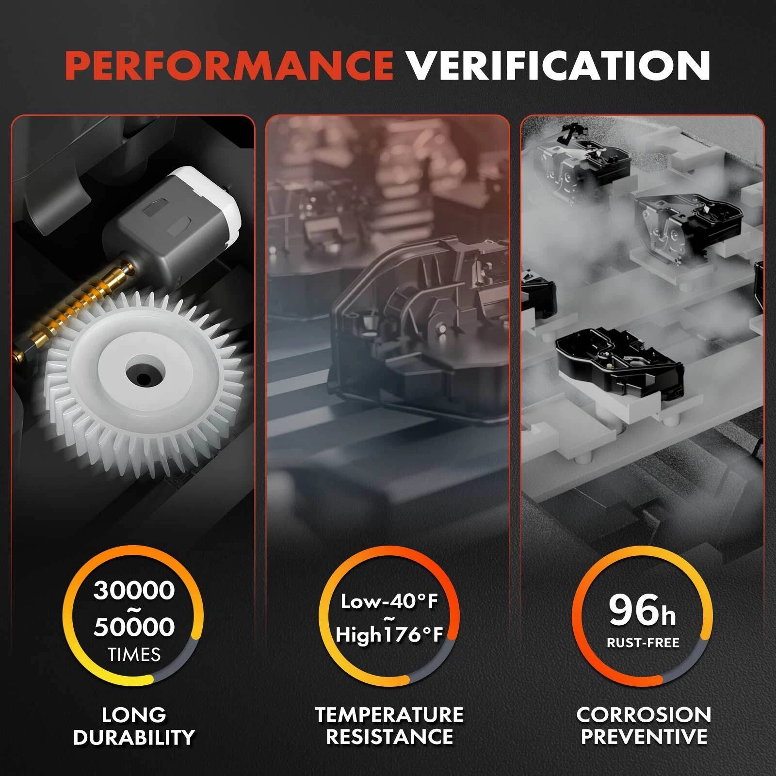 2X Rear Door Lock Actuator for Subaru Crosstrek (2018–2019)