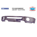 Replacement Chrome Front Bumper Face Bar w/Round Fog Lamp Holes