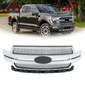 Front Bumper Grille for Ford F150 XLT (2021â2022) Chrome Trim