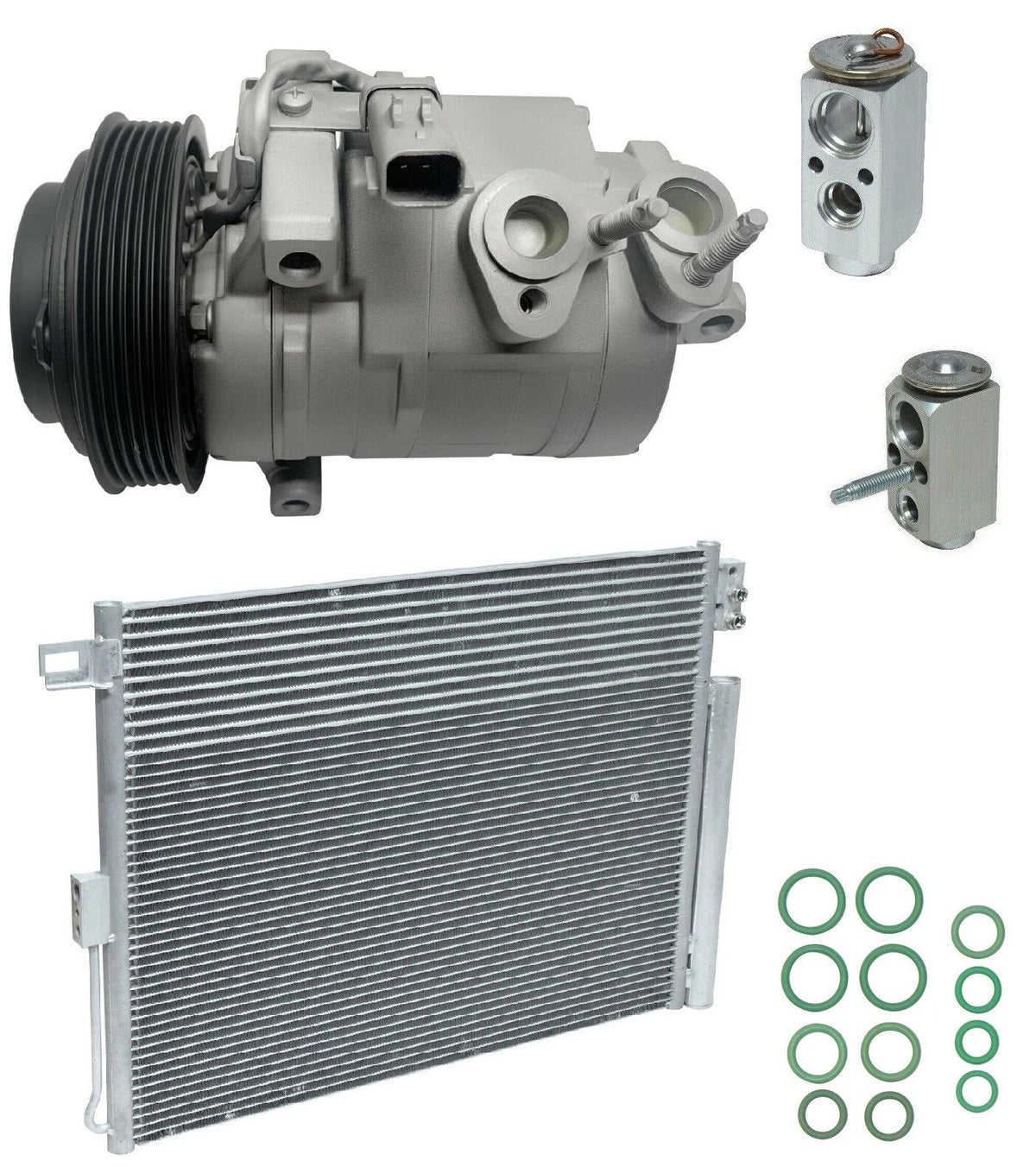 AC Compressor Kit w Condenser for Dodge Durango 5.7L (2012–2012)