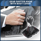 6 Speed Gear Shifter Knob with Cover for Audi A4 (2007–2008)