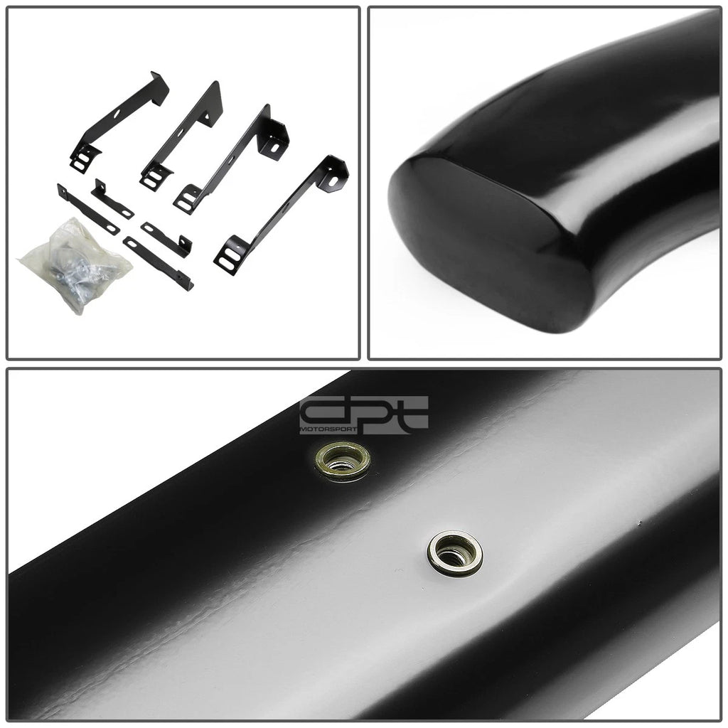 4" Black Curved Oval Step Nerf Bar Running Board for Dodge Ram (2002–2009)