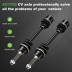 Pair CV Axle Assembly for Polaris Sportsman (2014–2018)