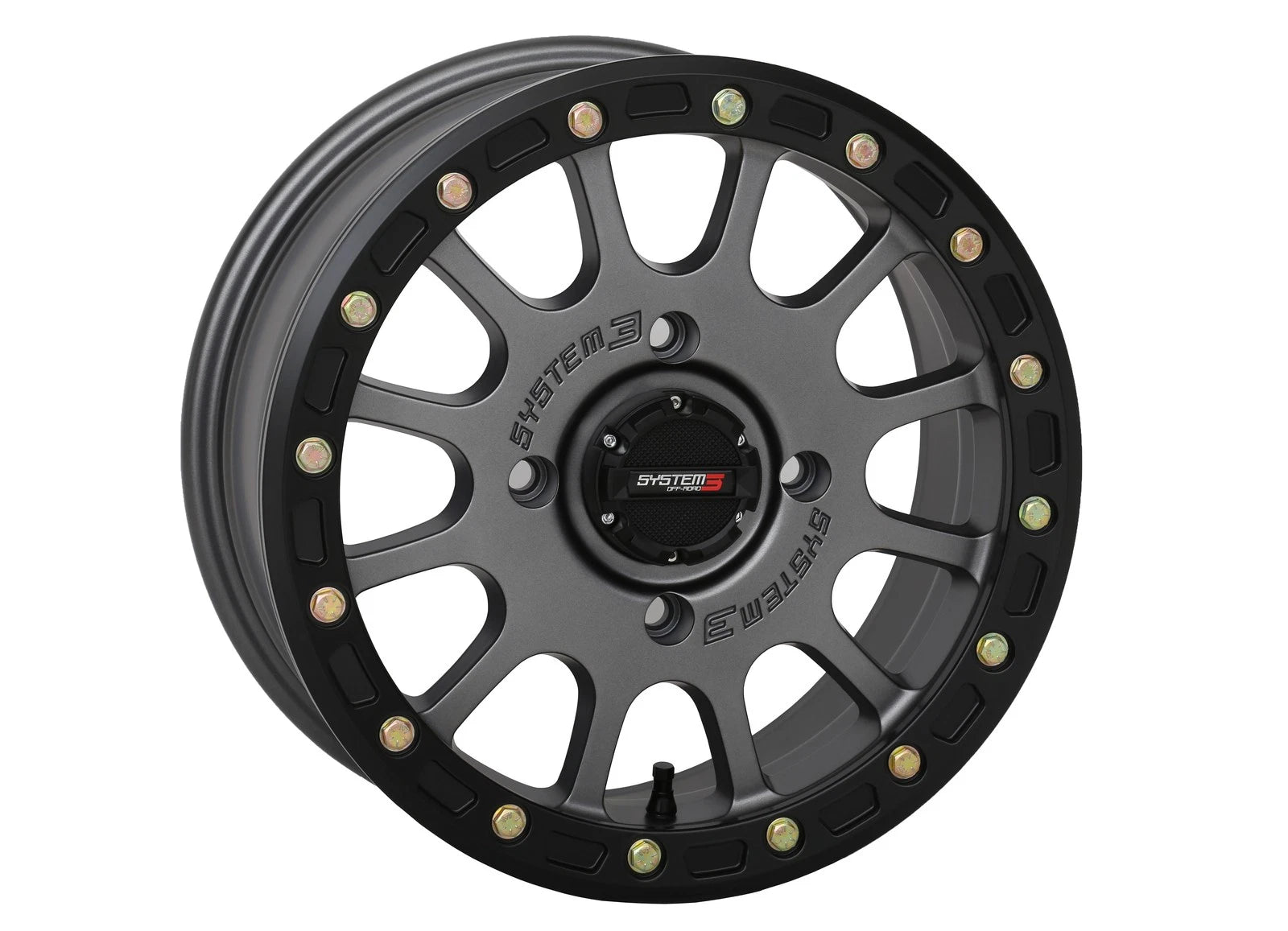 System 3 SB5 Beadlock Wheels for Polaris RZR 900/XP 1000 (15x7, 5+2, +38mm)