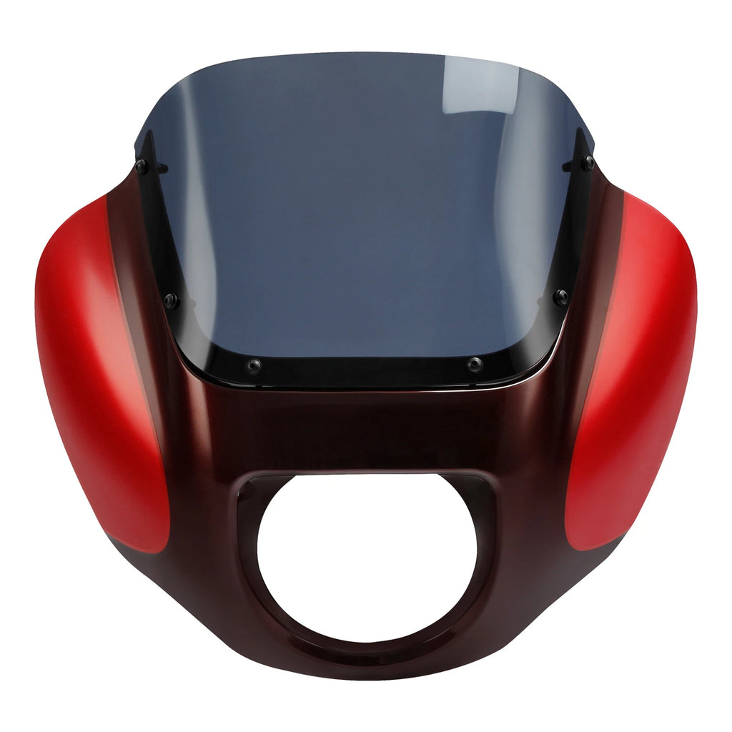 Fairing Windshield for Harley Low Rider Street Bob (2018–2023) Wicked Red/Twisted Cherry