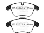 Front Brake Pad Set for Jaguar XE (2017–2018) DC248RF